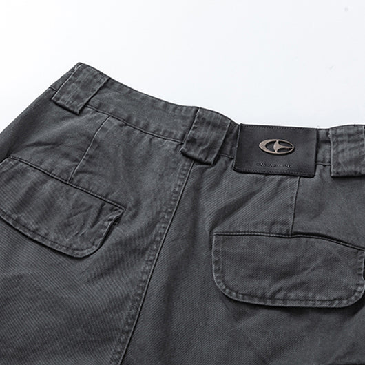 Pantalones Holgados Rectos de Cintura Alta con Pliegues y Detalles Gastados - Image 4