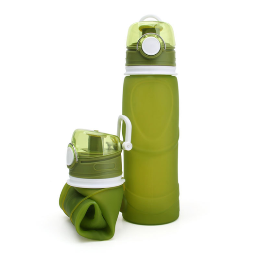 Botella de Agua Plegable de Silicona Alimentaria Reutilizable - Image 7