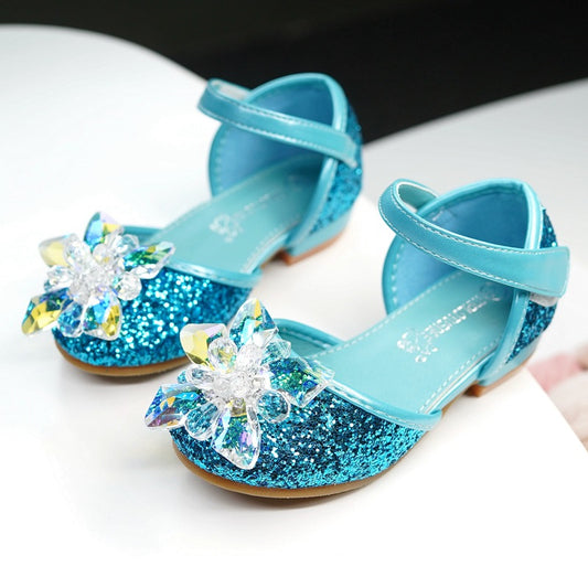 Zapatos de Cristal para Niñas con Brillantes y Strass