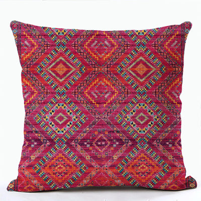 Funda de Almohada Bohemia con Estampado Étnico - Image 40