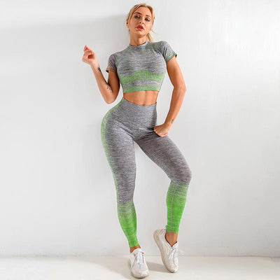 Ropa de Yoga Tejida sin Costuras