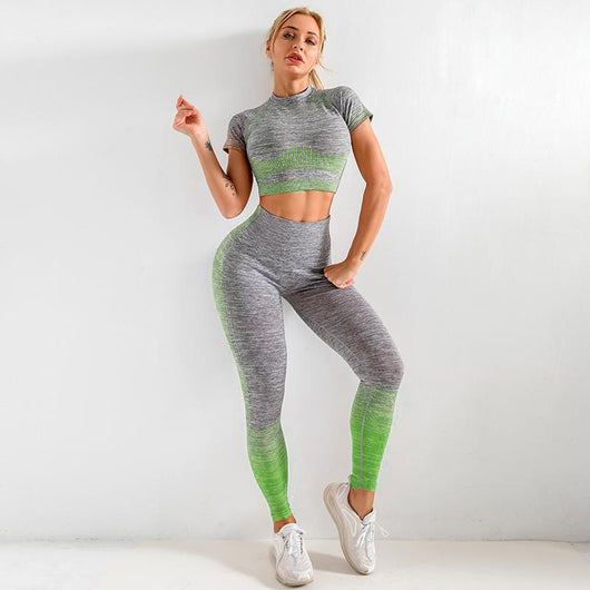 Ropa de Yoga Tejida sin Costuras