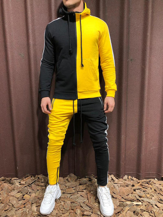Conjunto Deportivo de Dos Piezas con Capucha y Contraste - Image 32