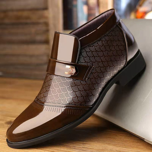 Zapatos Ejecutivos Altos de Algodón con Forro Cálido y Terciopelo - Image 9