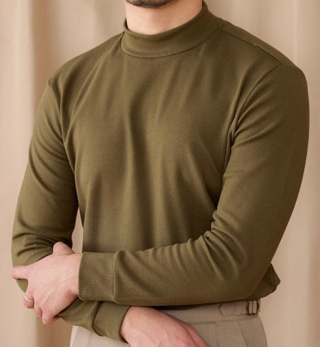 Suéter Cuello Alto Elástico Térmico para Desplazamientos - Image 31