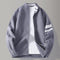 Men's Knit Thermal Jacket with Mock Neck and Long Sleeves