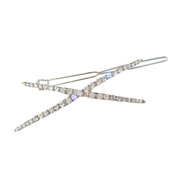 Pasador de Cabello Cruz Diamantado con Borde Brillante - Image 5