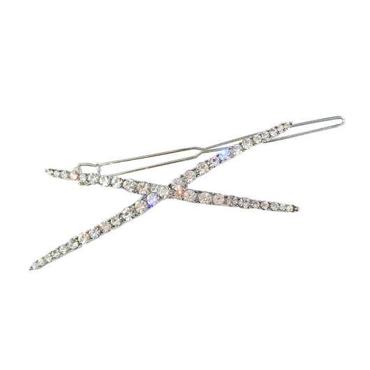 Pasador de Cabello Cruz Diamantado con Borde Brillante - Image 5