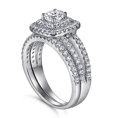 Anillo de Plata Esterlina 925 con Circón - Conjunto Elegante - Image 7