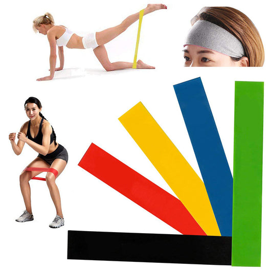 Bandas Elásticas de Resistencia 5 Niveles para Yoga y Entrenamiento - Image 23