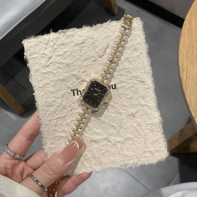 Reloj Pulsera de Perlas para Mujer - Elegancia Atemporal - Image 7