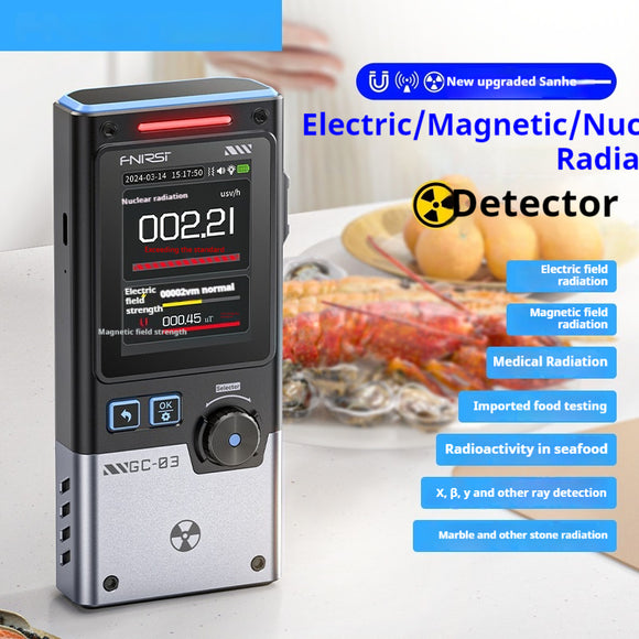 Detector de Radiación Nuclear con Alarma Geiger - Dosímetro Profesional