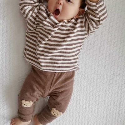 Blusa Rayada Suave y Cómoda para Bebés - Image 3