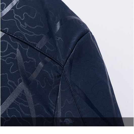 Chaqueta de Béisbol con Cuello Deportivo para Hombre - Colección Otoño - Image 3