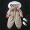 Two Way Zipper Khaki - 90cm