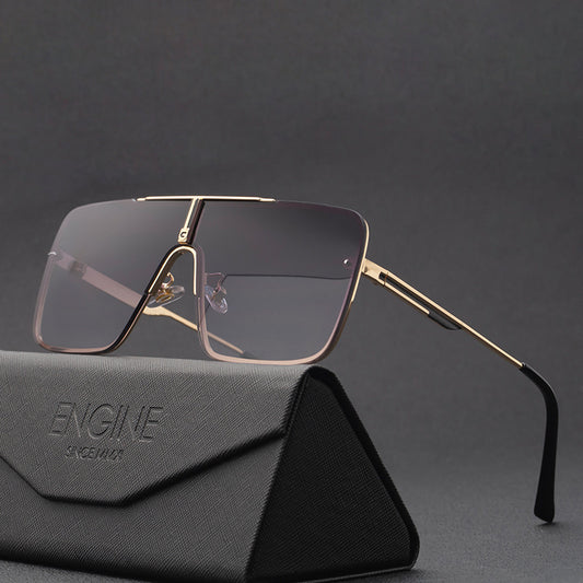 Gafas de Sol Cuadradas Metálicas Grandes para Hombre - Image 2