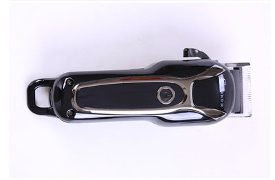 Black and silver hair clipper with an LCD display showing '100' and 'TURBO', featuring a power button and textured blade. - Image 10