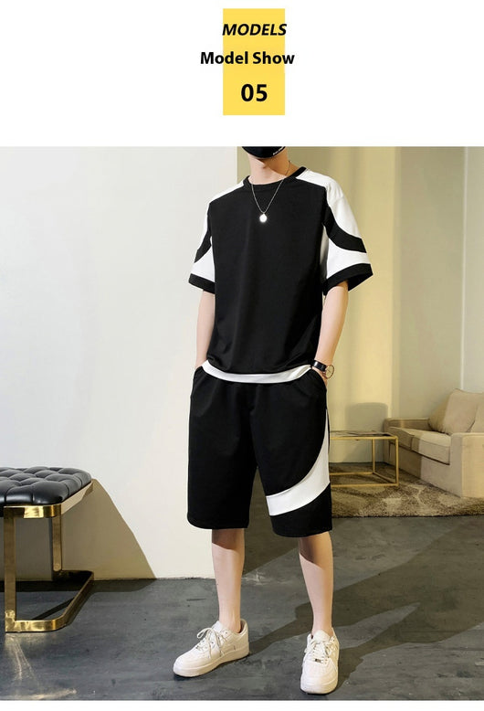 Conjunto Casual de Playera Manga Corta para Hombre - Comodidad Perfecta - Image 16