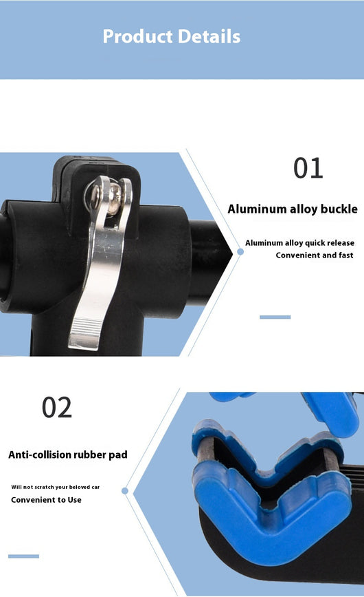 Soporte de Pared para Bicicleta de Montaña con Accesorios de Reparación - Image 8