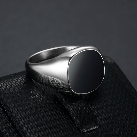 Anillo Cuadrado Negro para Hombre Coolx - Image 6