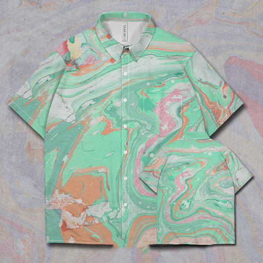 Playera Artística Teñida a Mano con Tinta de Óleo - Secado Rápido - Image 15