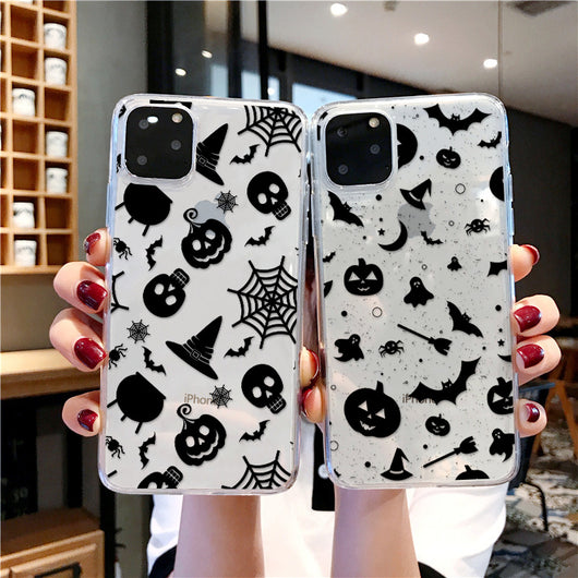 Funda Protectora Transparente Serie Halloween para Dispositivos