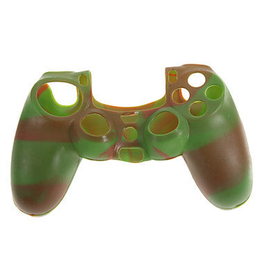 Funda Protectora Camuflaje para Control PS4 - Agarre Antideslizante Verde - Image 4