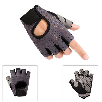 Guantes Deportivos de Medio Dedo - Agarre Antideslizante para Ciclismo y Fitness - Image 5