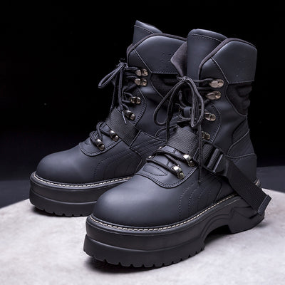 Botas Martin Gruesas Estilo Coreano - Diseño Británico Clásico - Image 5
