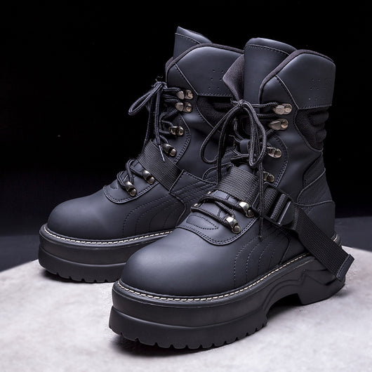 Botas Martin Gruesas Estilo Coreano - Diseño Británico Clásico - Image 5