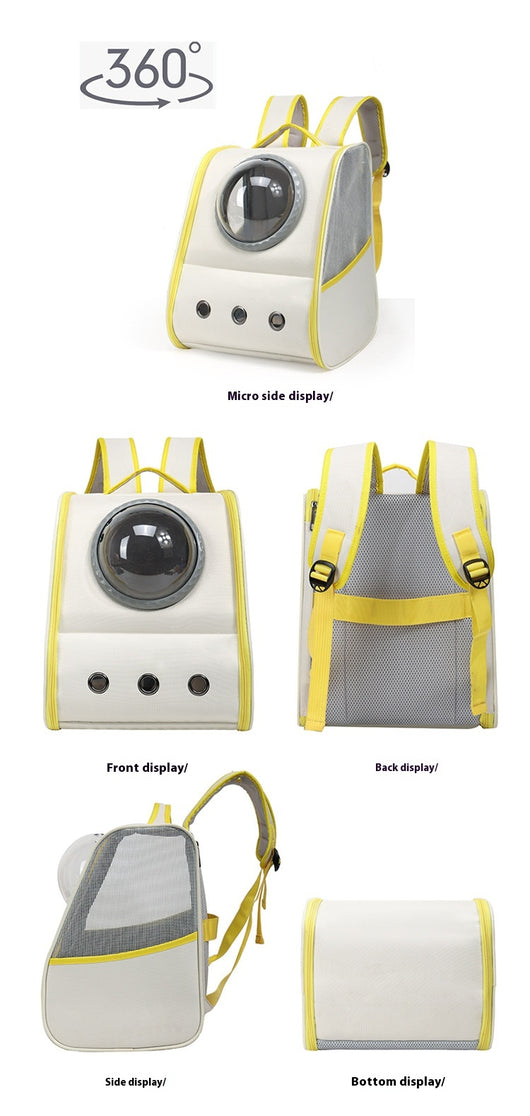 Mochila Transportadora para Mascotas con Cápsula Espacial - Gran Capacidad y Transpirable - Image 10