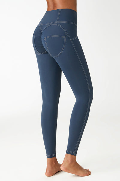 Leggins Deportivos Cintura Alta con Pliegues - Image 10