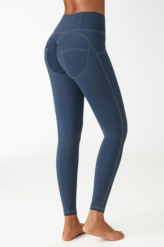 Leggins Deportivos Cintura Alta con Pliegues - Image 10