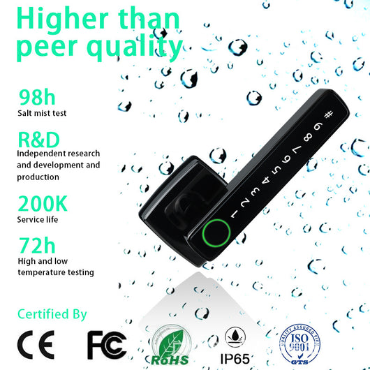 Cerradura Inteligente para Puerta con Desbloqueo por Huella Dactilar y Bluetooth - Image 6