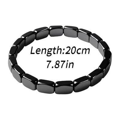 Pulsera Elástica de Turmalina Negra para Hombre - Diseño Mixto - Image 12