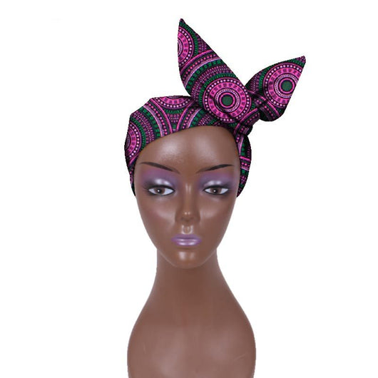 Cinta para la Cabeza Ankara Ajustable - Tela Batik Conmemorativa - Image 36