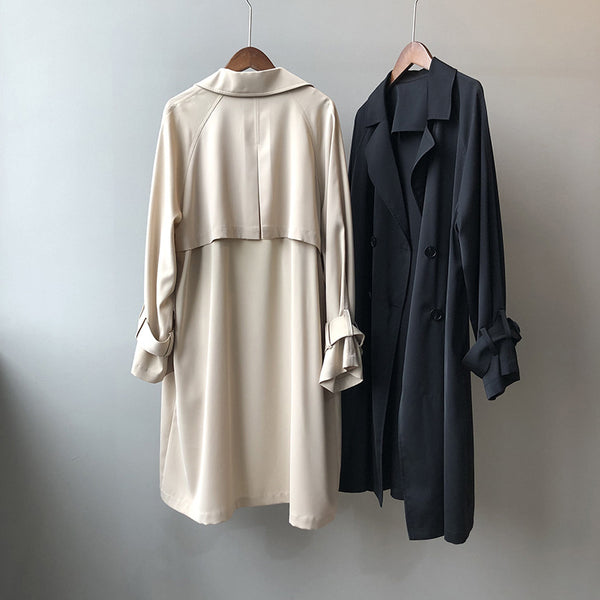 Abrigo Coreano Talla Grande Corte Holgado Elegante