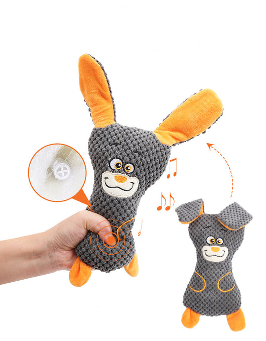 Juguetes de Peluche para Perros con Sonido Chiflador - Formas Animales para Limpiar y Fortalecer Dientes - Image 8