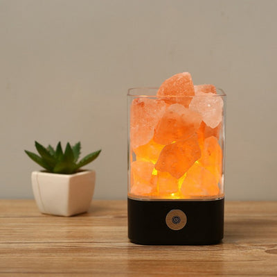 Lámpara de Sal Cristal Romántica para Dormir - Image 9