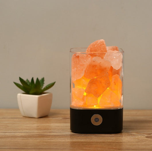 Lámpara de Sal Cristal Romántica para Dormir - Image 9