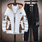 Conjunto de Pantalón y Chaqueta Otoñal para Hombre Estilo Casual