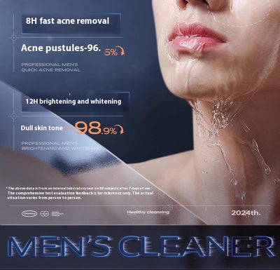 Limpiador Facial Antibacterial Regulador de Grasa y Eliminador de Puntos Negros para Hombres - Image 22