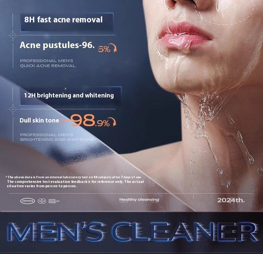 Limpiador Facial Antibacterial Regulador de Grasa y Eliminador de Puntos Negros para Hombres - Image 22