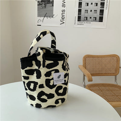 Bolso de Lona con Estampado Animal y Gran Capacidad - Image 3