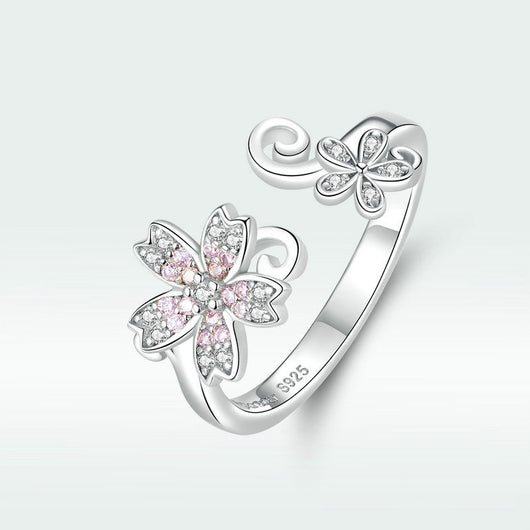 Anillo de Plata Esterlina 925 Minimalista Estilo Lujo Japonés para Mujer - Image 2