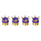 Oro Morado Diamantes 1 Unidad