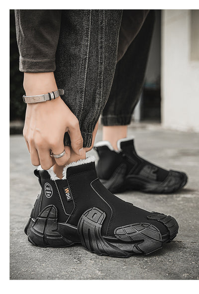 Botas Martin de Trabajo con Forro Polar y Diseño Sólido para Hombre - Image 17