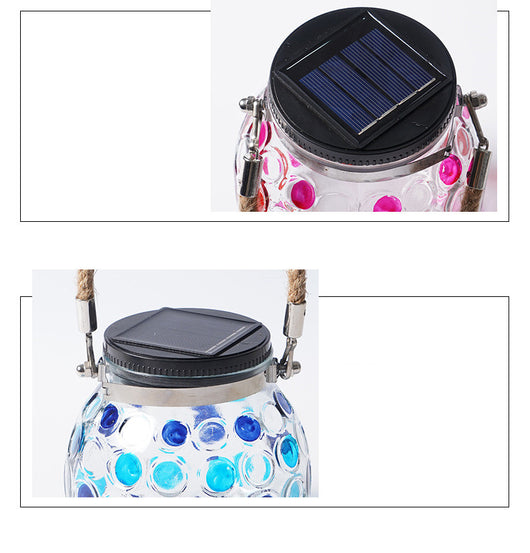 Luz Decorativa Solar Impermeable con Diseño de Onda y Puntos - Image 8