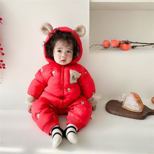Abrigo Acolchado de Terciopelo para Bebé - Colección Invierno - Image 5