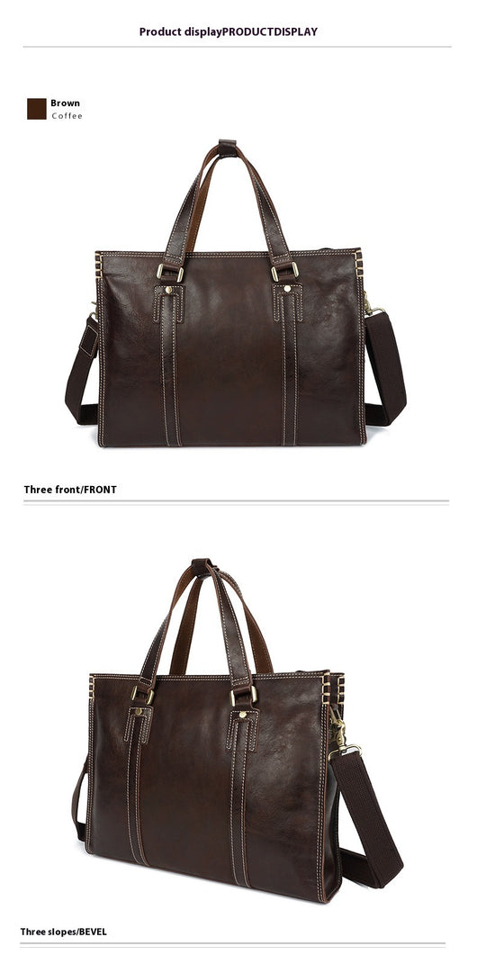 Bolsa Mensajera de Cuero Vacuno Engrasado Premium - Image 15